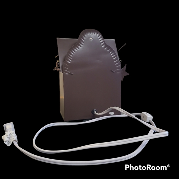 Primitive Farmhouse Decor Metal Electric Star Candle with hanging hook - Picture 13 of 15